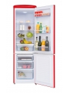 Красный винтажный холодильник Frigelux CB255RRA++