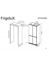 Frigelux MTD84XBI мультидверний French Door холодильник