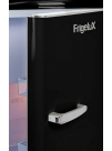 Ретро холодильник черный Frigelux RF218RNA++