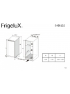 Вбудований холодильник Frigelux S4BI122